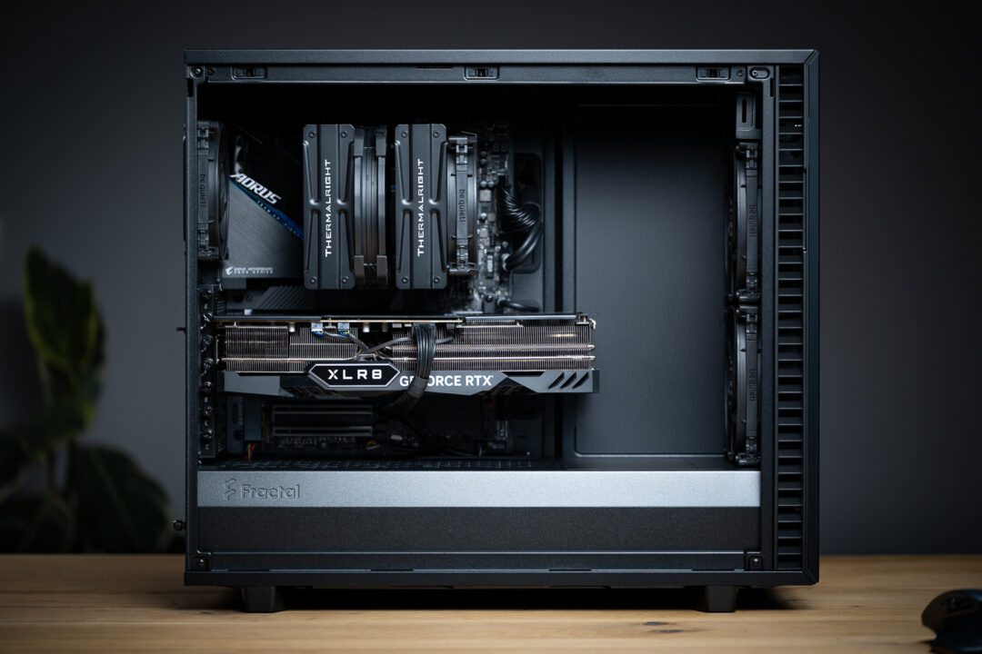 Fractal Design Define 7 Workstation Foto Video 3D Bearbeitung Innenansicht